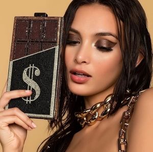 Chocolate Candy Bar Crystal Bag